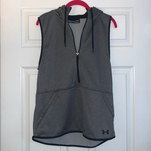 NWOT Grey under armour cold gear workout vest